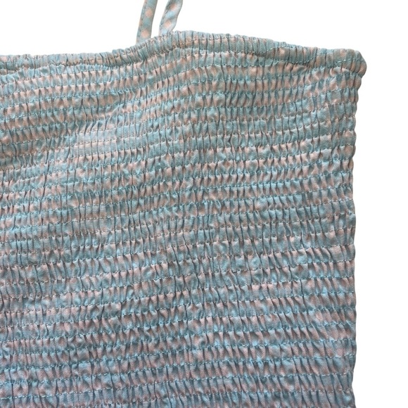 NEW Blank NYC Sweet Escape Smocked Crop Top - Picture 4 of 9